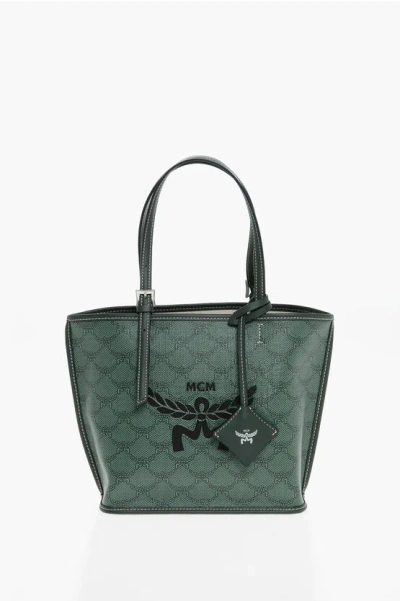 Mcm Monogram Eco-leather Himmel Tote Bag