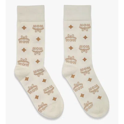 MCM MONOGRAM KNIT SOCKS