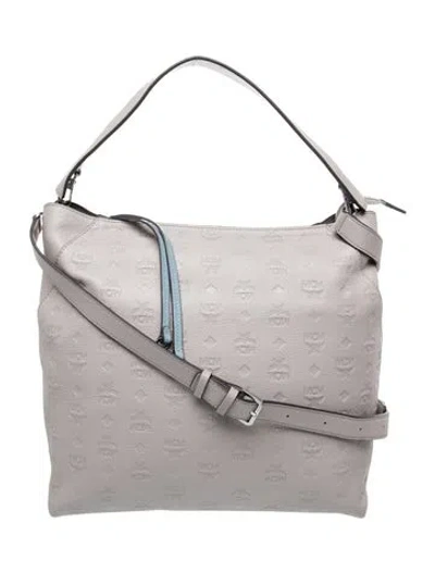 Pre-owned Mcm Monogram Messenger Bag W/ Tags In Purple