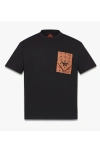 Mcm Monogram Patch Pocket T-shirt In Black