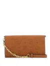 MONOGRAM PATTERN LEATHER WALLET