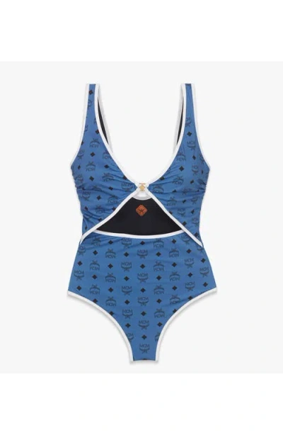 MCM MCM MONOGRAM PRINT SWIMSUIT