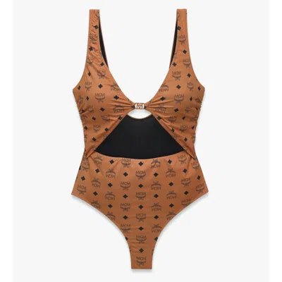 MCM MONOGRAM PRINT SWIMSUIT