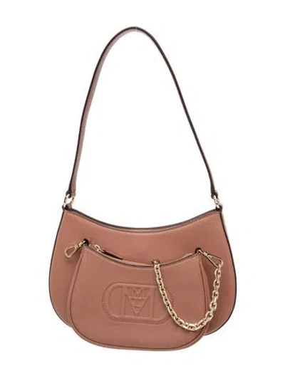 Pre-owned Mcm Monogram Shoulder Bag In Brown