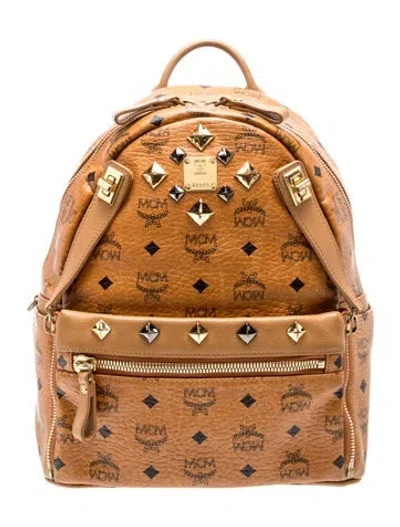 Pre-owned Mcm Monogram Stark In Brown