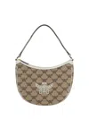 Mcm Himmel Ascending Moon Hobo In Lauretos Raffia Jacquard