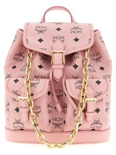 Mcm Multicolor Polyethylene Women's Backpack