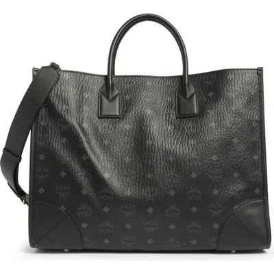 Mcm Munchen Vi Tote In Black