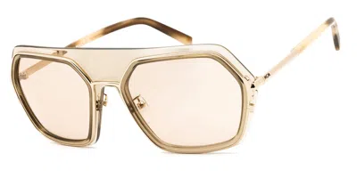 Mcm Geometric-frame Sunglasses In Neutral