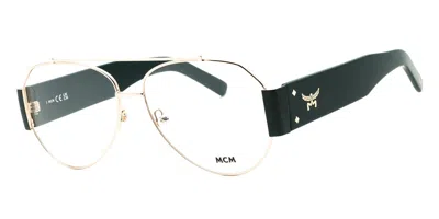 Mcm Mw5001 32a Occhiali Da Vista Oro Per Uomo (solo Montatura) In Metallic