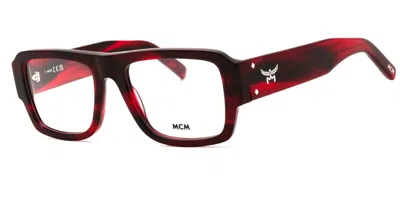 Mcm Mw5002 068 Men's Glasses Red Size 53 - Free Lenses - Blue Light Block Available In Brown