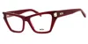 Mcm Ladies Multi-color Cat Eye Eyeglass Frames Mw5005 In Burgundy