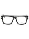 Mcm Rectangle-frame Glasses In Shiny Light Brown/clear Demo Lens