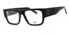 Mcm Rectangular Unisex Eyeglasses Mw5013 In Black