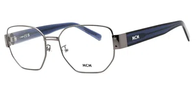 Mcm Mw5016-h 008 Women's Glasses Gunmetal Size 56 - Free Lenses - Blue Light Block Available In Gray