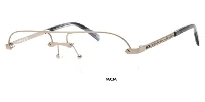 Mcm Mw5019-h 014 Men's Glasses Silver Size 59 - Free Lenses - Blue Light Block Available In Multi