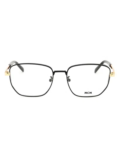 Mcm Mw5021-h Eyeglasses In Shiny Black / Clear Demo Lens