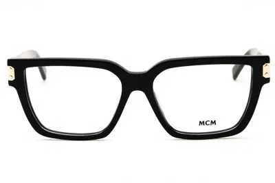 Mcm Mw5025 Eyeglasses In Shiny Black/clear Demo Lens