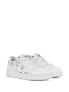 Mcm Terrain Canvas Printed Sneakers In 白色