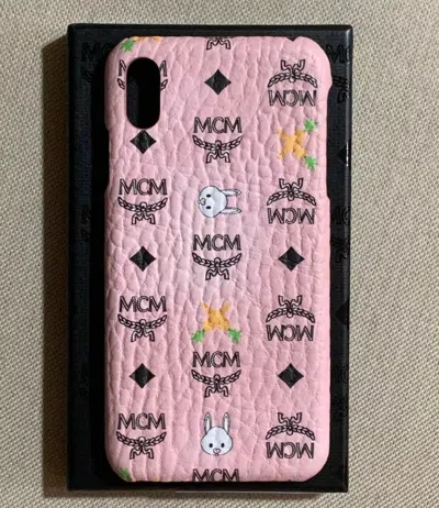 Mcm Rabbit Carrot Pink Visetos Iphone Xs Max Case