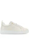 Mcm Neo Terrain Lo Sneakers In Monogram Leather In Neutrals