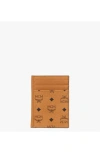 Mcm N/s Card Case In Brown