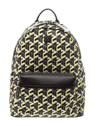 Pre-owned Mcm Nylon Backpack In Multi