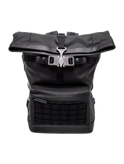Pre-owned Mcm Nylon Backpack W/ Tags In Black
