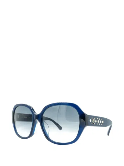 Mcm Octagon Studded Sunglasses In Blue