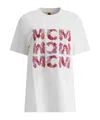 Mcm Crew Neck Graphic Print Short Sleeves In White