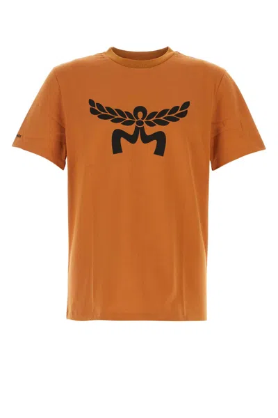 MCM CARAMEL COTTON T-SHIRT
