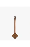 Mcm Ottomar Airtag Luggage Charm In Cognac