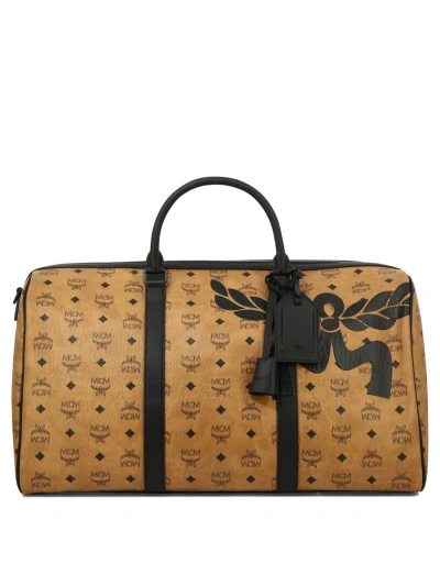 Mcm "ottomar" Duffle Bag In Brown