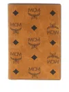 Mcm Ottomar Monogram Passport Holder In Brown