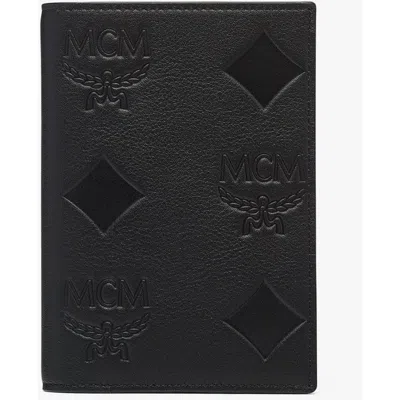 Mcm Ottomar Passport Holder In Black