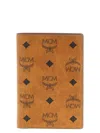 Mcm Ottomar Passport Holder In Visetos In Brown