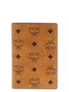 Mcm Ottomar Passport Holder In Visetos In Brown