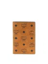 Mcm Ottomar Passport Holder In Brown