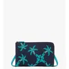Mcm Ottomar Travel Pouch In Palm Canvas In White