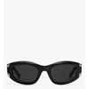 Mcm Oval Sunglasses In Black