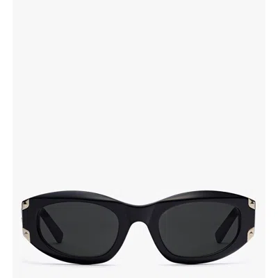Mcm Oval Sunglasses In Black