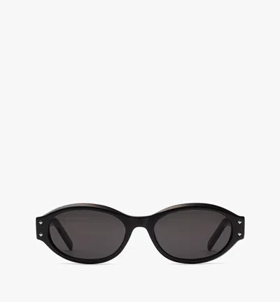 Mcm Oval Sunglasses In Black