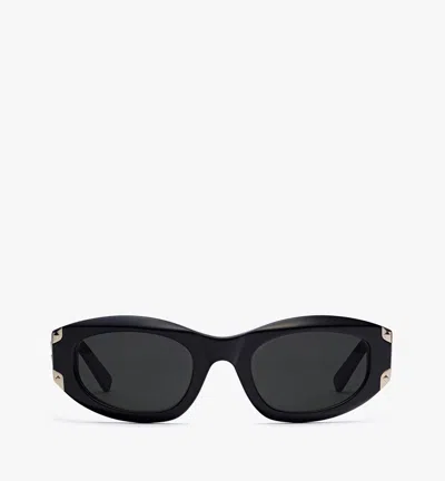 Mcm Oval Sunglasses In Black