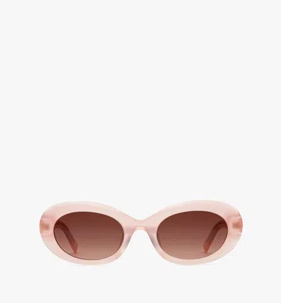 Mcm Oval Sunglasses In Pink