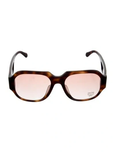 Pre-owned Mcm Oversize Gradient Sunglasses In Brown