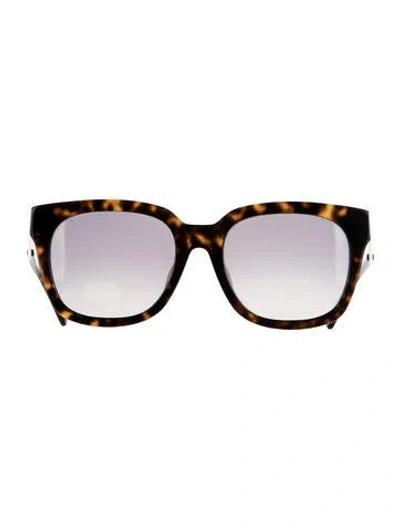 Pre-owned Mcm Oversize Gradient Sunglasses In Multi