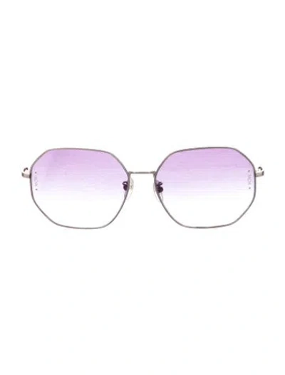 Pre-owned Mcm Oversize Gradient Sunglasses In Purple