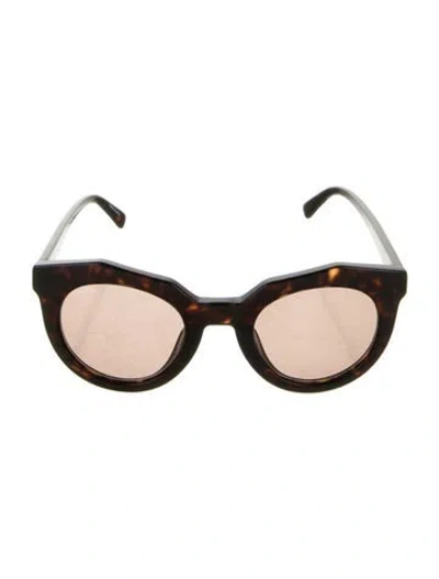 Pre-owned Mcm Oversize Tinted Sunglasses In Black