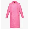 Mcm Oversized Coat In Crushed Nylon In Pink