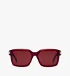 Mcm Oversized Square Sunglasses In Bordeaux